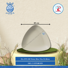 Dĩa DTG 07N, DTG 08N, DTG 09N Màu Nâu (Nhiều Size) Fataco Nhựa