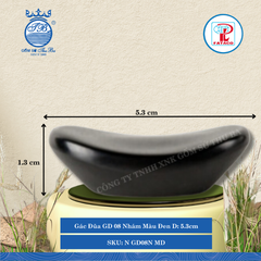 Gác Đũa GD 08 Nhám Màu Đen Dài: 5.3cm Rộng: 3.3cm Cao: 1.3cm Fataco Nhựa N GD08N MD