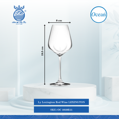 Ly Lexington Red Wine Ocean Thủy Tinh