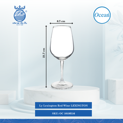 Ly Lexington Red Wine Ocean Thủy Tinh