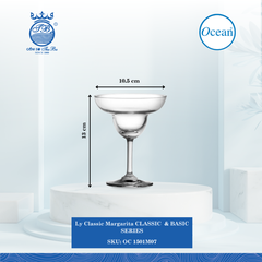 Ly Classic Margarita 200ml Ø: 10.5cm Ø:Đáy: 6.9cm Ø:M 10.5cm 200ml Cao: 13cm 48 Cái/Thùng 6 Cái/Hộp Ocean Thủy Tinh OC 1501M07