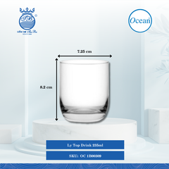 Ly Top Drink Ocean Thủy Tinh