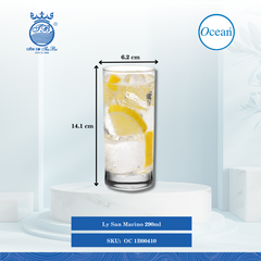 Ly San Marino Ocean Thủy Tinh