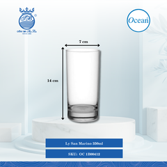 Ly San Marino Ocean Thủy Tinh