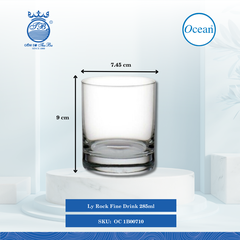 Ly Rock Fine Drink Ocean Thủy Tinh