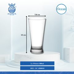 Ly Pilsner Ocean Thủy Tinh
