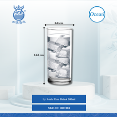 Ly Rock Fine Drink Ocean Thủy Tinh