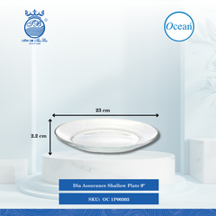 Dĩa Assurance Ocean Thủy Tinh