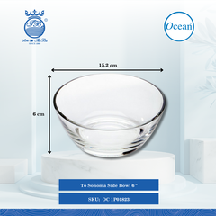 Tô Sonoma Ocean Thủy Tinh