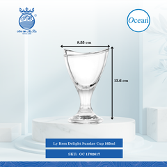 Ly Delight Sundae Cup Ocean Thủy Tinh