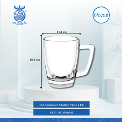 Ly Rio Ø: 11.5cm ØĐáy: 6.45cm ØMiệng: 7.9cm 320ml Cao: 10.7cm Ocean Thủy Tinh OC 1P02740