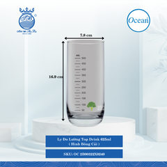 Ly Đo Lường Top Drink Ocean Thủy Tinh