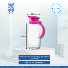 Bình Nước Maison Trơn Hộp Đẹp Ocean Thủy Tinh