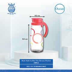 Bình Nước In Hoa Văn Divano Pitcher 1,660ml Ocean Thủy Tinh