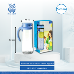 Bình Nước Patio Pitcher Hộp Đẹp Ocean Thủy Tinh