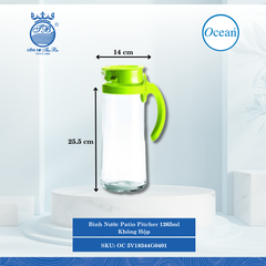 Bình Nước Patio Pitcher Không Hộp Ocean Thủy Tinh