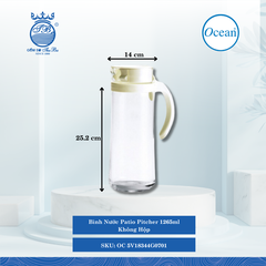 Bình Nước Patio Pitcher Không Hộp Ocean Thủy Tinh