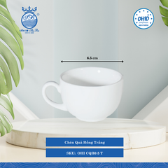 Chén Quả Hồng A1 Trắng (Nhiều Size) Ohio Sứ