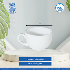 Chén Quả Hồng A1 Trắng (Nhiều Size) Ohio Sứ