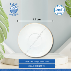 Đĩa Kê A1 Vàng Kim (Nhiều Size) Ohio Sứ