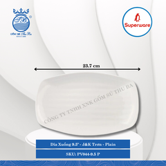 Dĩa Xuồng J&K Trơn Plain (Nhiều Size) Superware Nhựa