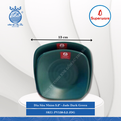 Dĩa Sâu Nhám J&K Nhám Jade Dark Green (Nhiều Size) Superware Nhựa
