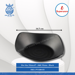 Dĩa Sâu Nhám J&K Nhám Black (Nhiều Size) Superware Nhựa