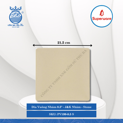 Dĩa Vuông Nhám J&K Nhám Stone (Nhiều Size) Superware Nhựa