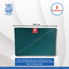 Dĩa Chữ Nhật Ảo Nhám J&K Nhám Jade Dark Green (Nhiều Size) Superware Nhựa