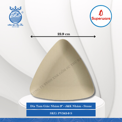 Dĩa Tam Giác J&K Nhám Stone (Nhiều Size) Superware Nhựa