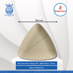 Dĩa Tam Giác J&K Nhám Stone (Nhiều Size) Superware Nhựa