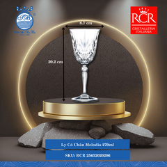 Ly Wine Glass Melodia (Nhiều Size) RCR Crystal Thủy Tinh