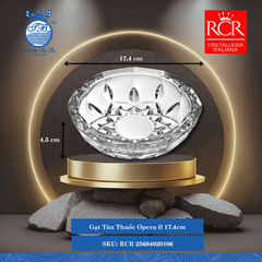 Gạt Tàn Thuốc Opera, 17.4 cm Ø: 17.4cm C: 4.5cm 1 Cái/Hộp RCR Crystal Thủy Tinh RCR 25684020106