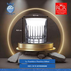 Ly Timeless (Nhiều Size) RCR Crystal Thủy Tinh