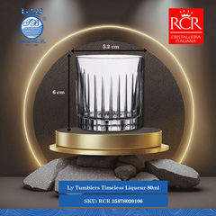 Ly Timeless (Nhiều Size) RCR Crystal Thủy Tinh