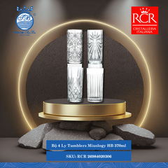 Bộ 4 Ly Mixology Nhiều Size RCR Crystal Thủy Tinh
