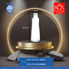 Bình nước Eco, 1.09 L Ø: 9cm 1,009ml C: 27.2cm 1 Cái/Hộp RCR Crystal Thủy Tinh RCR 27623020006