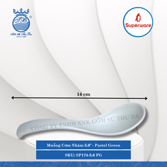 Muỗng Nhám J&K Nhám Pastel Green (Nhiều Loại) Superware Nhựa