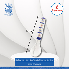 Muỗng Dài Artist Bear (Nhiều Loại) Superware Nhựa
