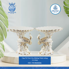 Cặp Tô Trái Cây Khổng Tước 0 0 ML I Sứ TB 00463236c