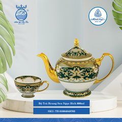 Bộ Trà Hoàng Cung Sen Ngọc Bích (Nhiều Size) ML I Sứ