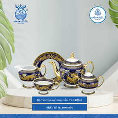 Bộ Trà Hoàng Cung Cẩm Tú 1,300ml ML I Sứ Tea Set TB 01134004003