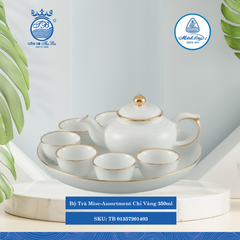 Bộ Trà Misc Assortment Chỉ Vàng (Nhiều Size) ML I Sứ