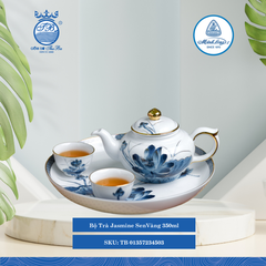 Bộ Trà Misc Assortment Sen Vàng 350ml ML I Sứ Tea Set TB 01357234503