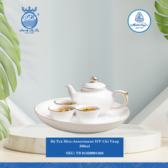 Bộ Trà Misc Assortment Chỉ Vàng (Nhiều Size) ML I Sứ