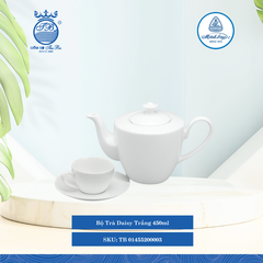 Bộ Trà Daisy Trắng (Nhiều Size) ML I Sứ