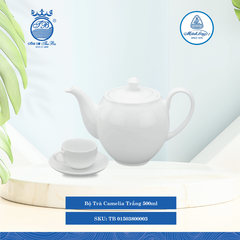 Bộ Trà Camellia Trắng (Nhiều Size) ML I Sứ