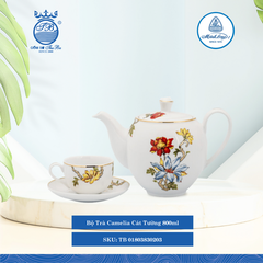 Bộ Trà Camellia Cát Tường 800ml ML I Sứ Tea Set TB 01803830203