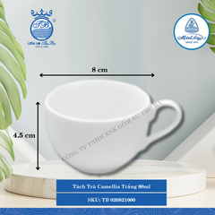 Tách Trà Camelia Trắng (Nhiều Size) ML I Sứ
