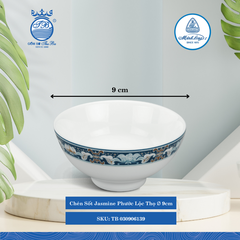 Chén Sốt Jasmine Phước Lộc Thọ Ø: 9cm Cao: 4cm ML I Sứ Sauce Bowl TB 030906139